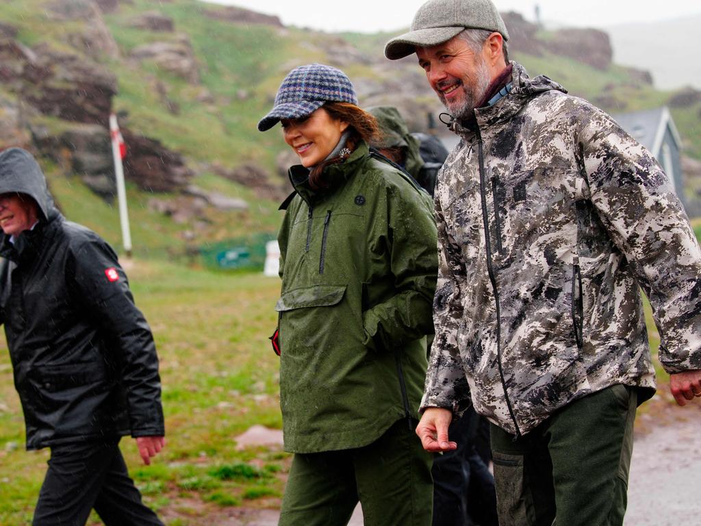 King Frederik X of Denmark and Queen Mary of Denmark visit the village of Qassiarsuk, Greenland. Picture: Ida Marie Odgaard / Ritzau Scanpix / AFP) / Denmark OUT