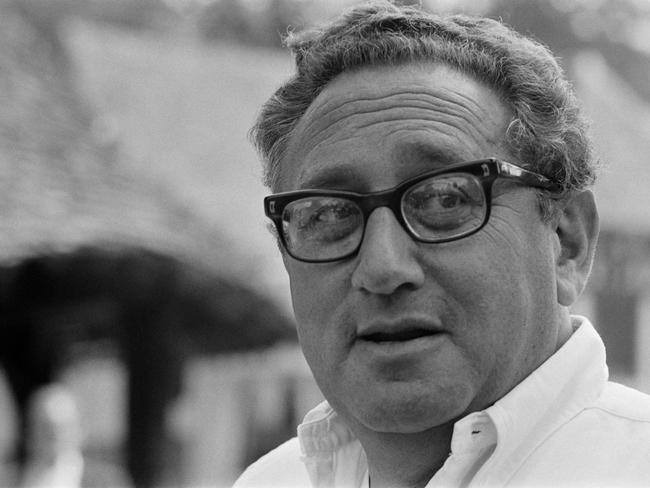 US Secretary of State Henry Kissinger. Picture: AFP