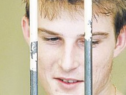 Michael Czugaj snapped behind bars in 2010.