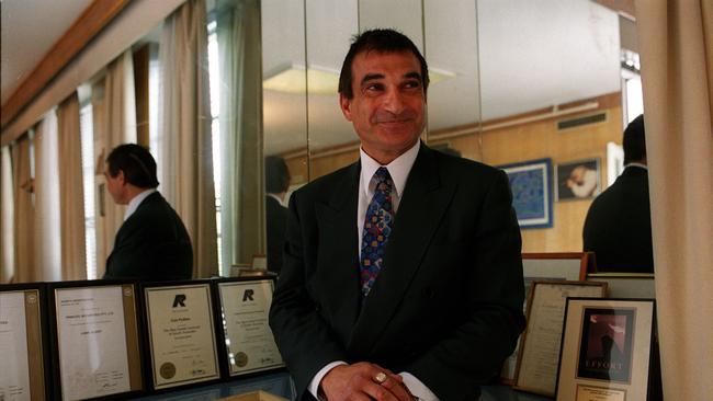 SA businessman George Polites, son of Con, pictured in 2002.