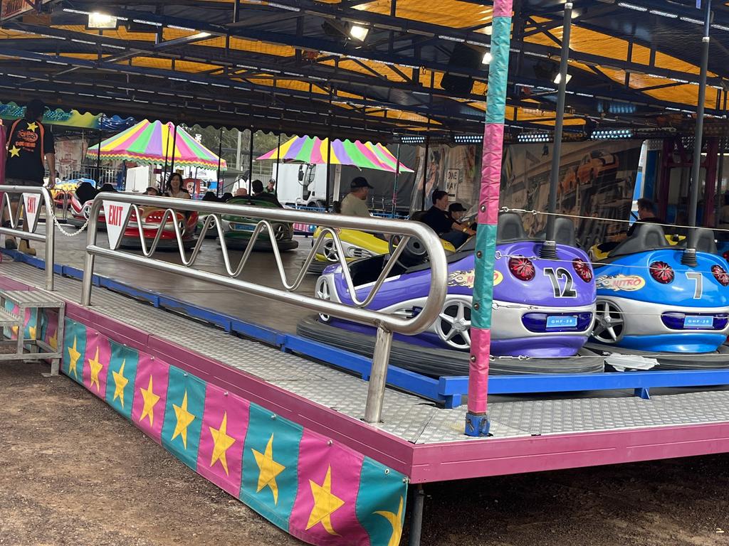 The dodgem cars were a popular ride at the Fraser Coast Show.