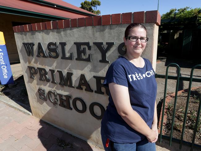 Wasleys Primary School teacher Rebecca Seward stayed back with children as the fire came through.