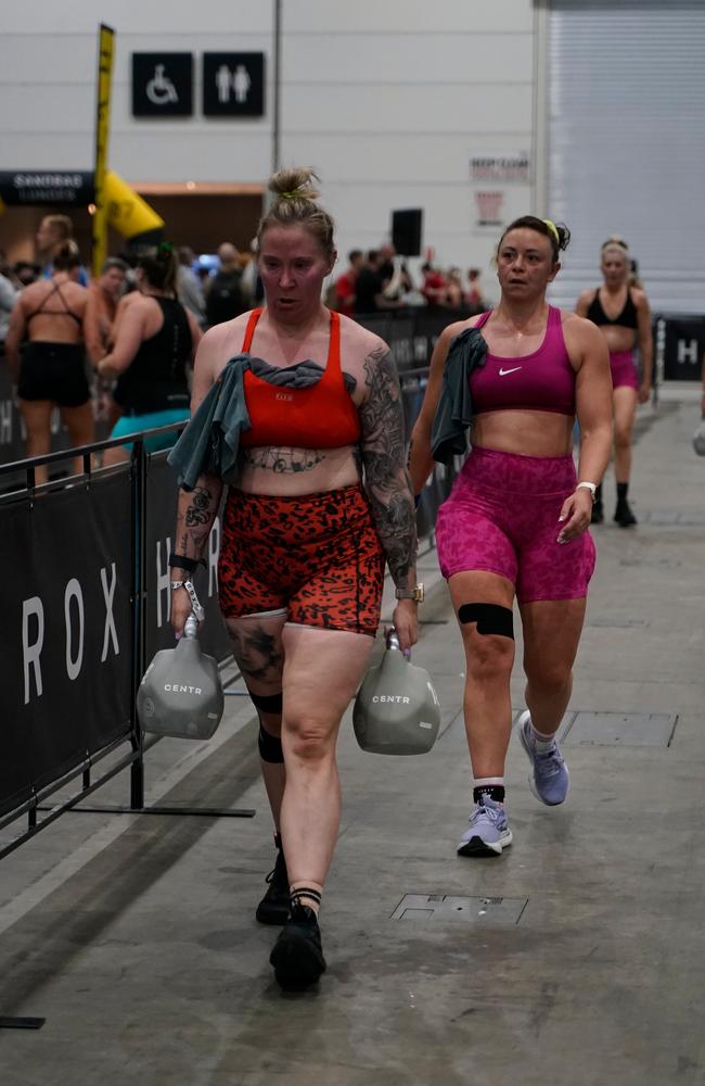 10000 athletes put their fitness to the test in a massive Hyrox competition this weekend (14-15 Dec) at Melbourne Exhibition and Convention Centre. Picture Valeriu Campan