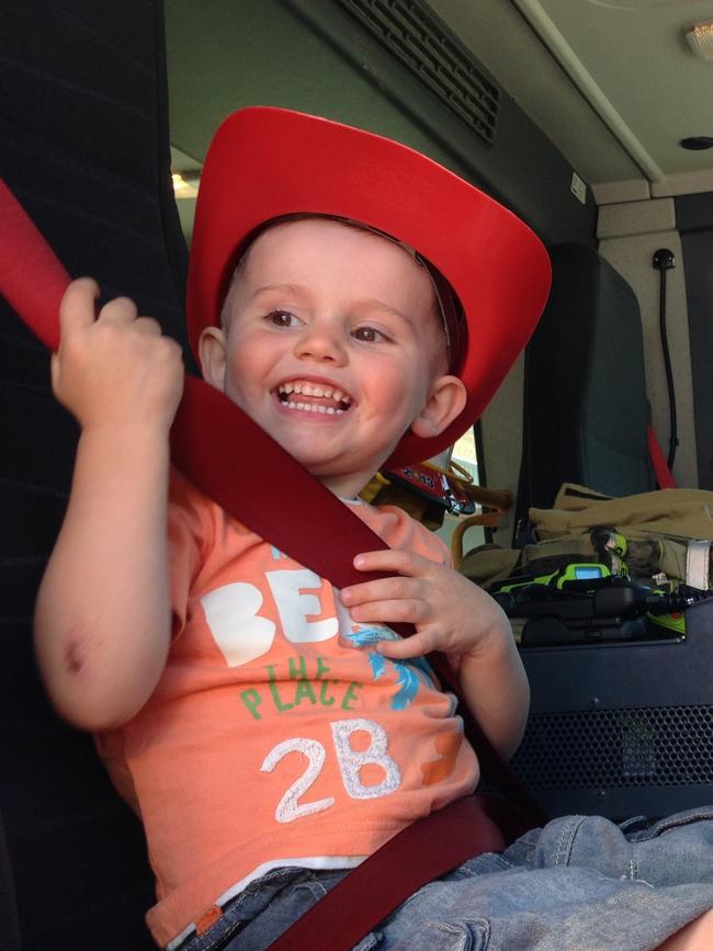 William Tyrrell was playing in his grandmother’s yard at Kendall when he vanished in September 2014. Picture: AAP