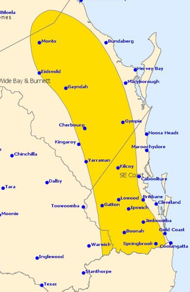 BOM Forecast Severe Storms For Gold Coast This Afternoon After Five Hit ...