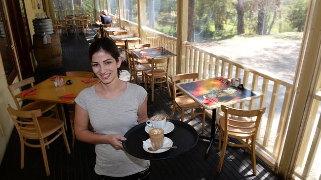 Arnia at the Stonehouse Cafe in Warrandyte. Picture: David Smith