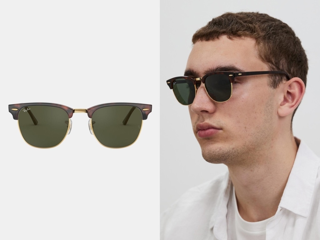 Save on classic Ray-Ban sunglasses like the Clubmaster Classic RB3016.