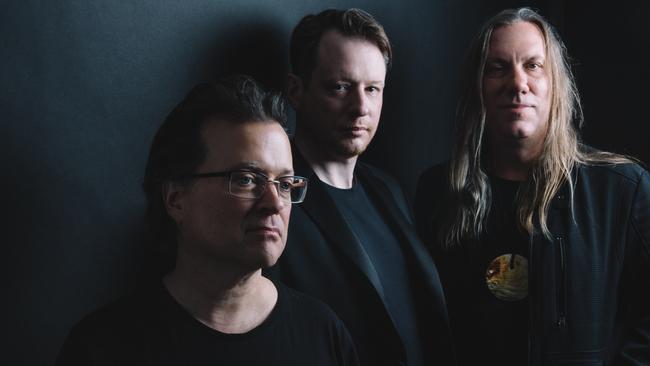 The Violent Femmes today, Gordon Gano, John Sparrow and Brian Ritchie.