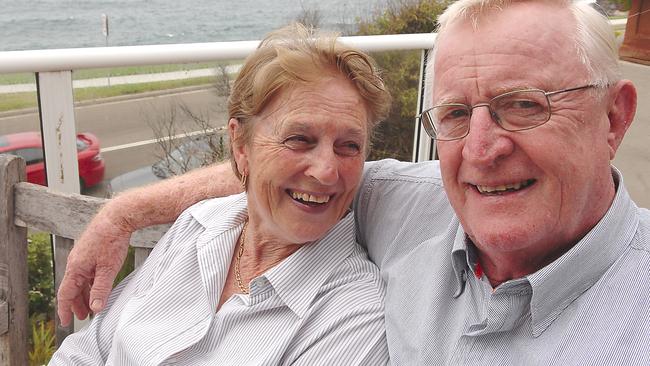 Brian Green and his wife Helen pictured at their Curl Curl home in 2008. Mr Green was a popular and passionate advocate for the northern beaches during his time on Warringah Council. He died last week. Picture: Ros Cannon