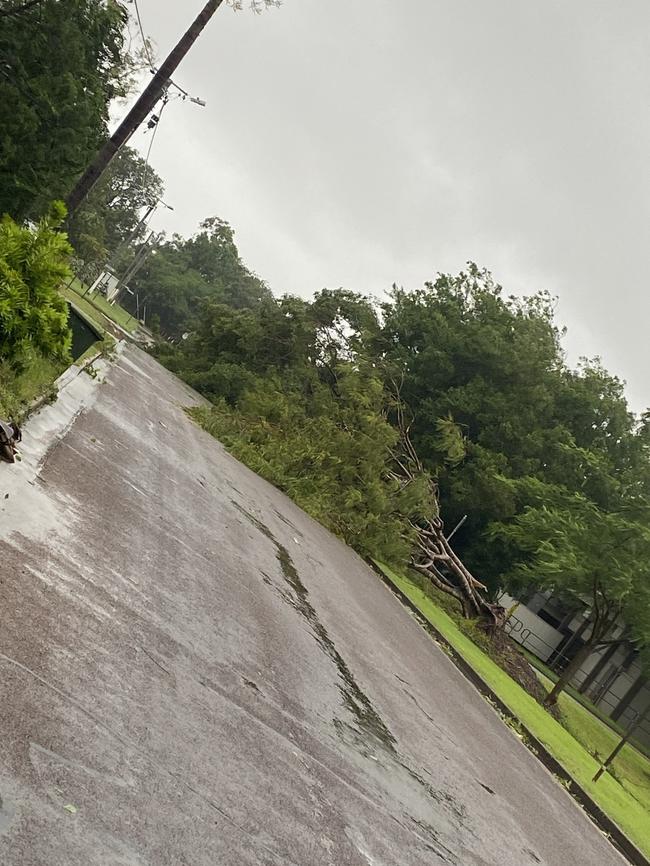 Significant flooding due to Cyclone Megan has cut off roads around Borroloola on Tuesday, March 19. Picture: Polly Farmer Foundation