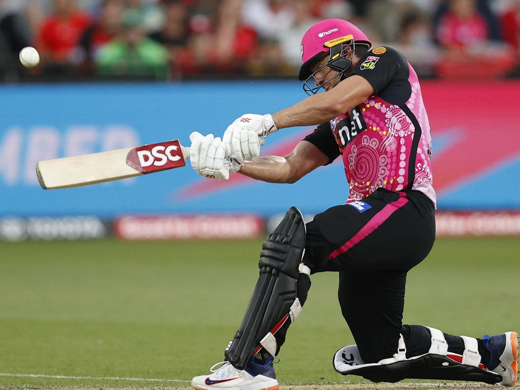 Moises Henriques in action for the Sydney Sixers in the BBL. Picture: Getty