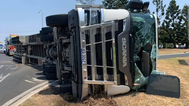 The driver escaped with minor injuries. Picture: Win News Toowoomba