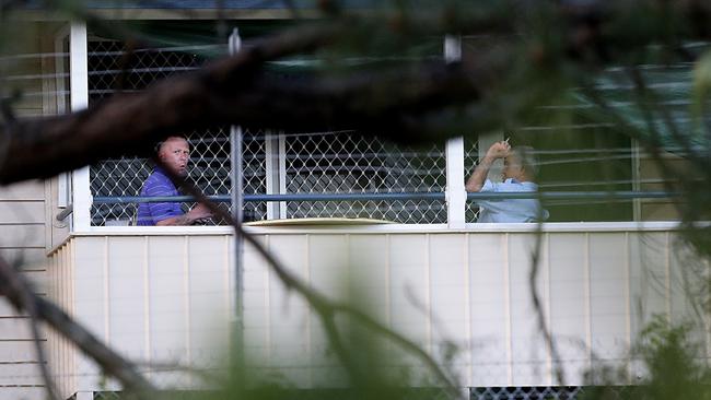 Residents at the prison grounds at Wacol. Pic Annette Dew