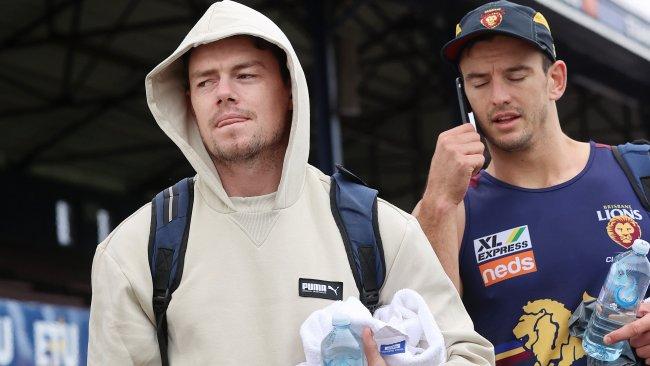 The Lions at North Port Oval in Port Melbourne. Picture: Getty Images