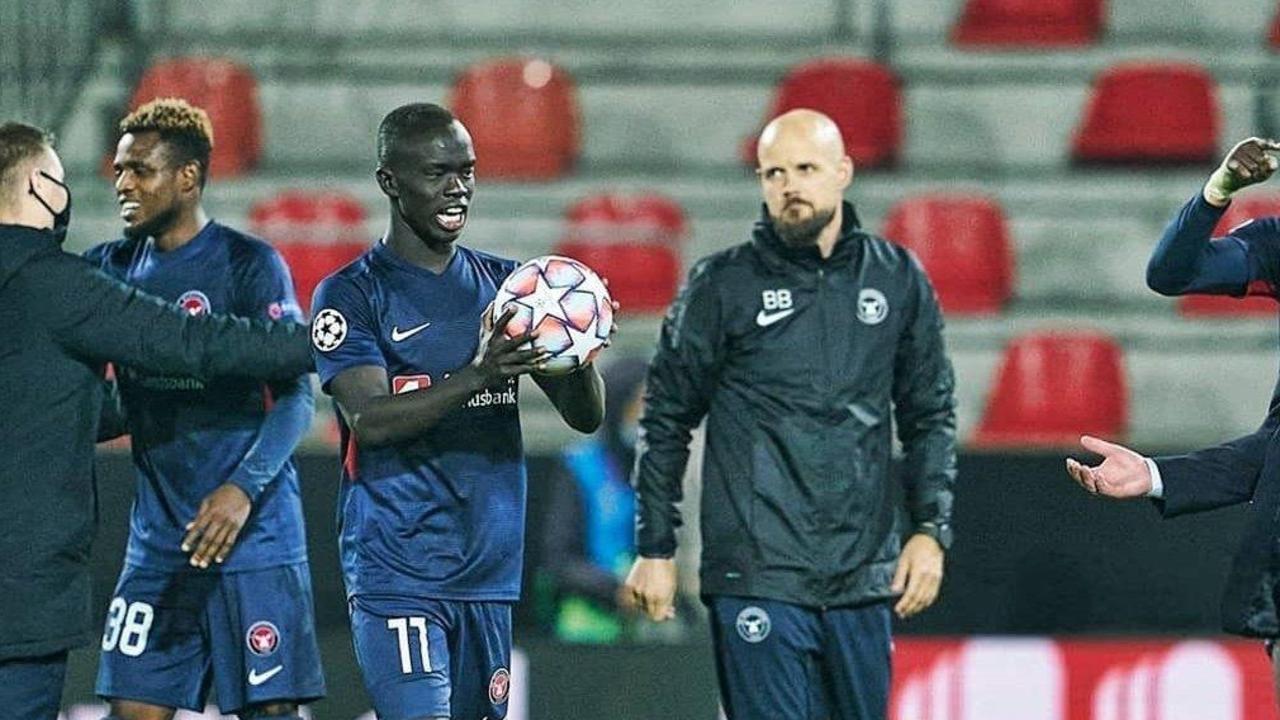 Awer Mabil after his milestone Champions League win.