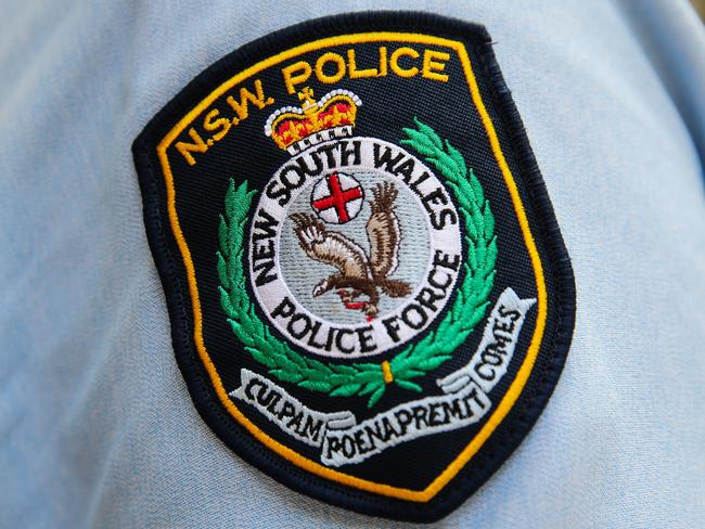 SYDNEY, AUSTRALIA : NewsWire Photos - JANUARY 22 2025; A generic photo of the NSW Police logo on an Officers uniform at the Surry Hills Police Station in Sydney. Picture: NewsWire/ Gaye Gerard