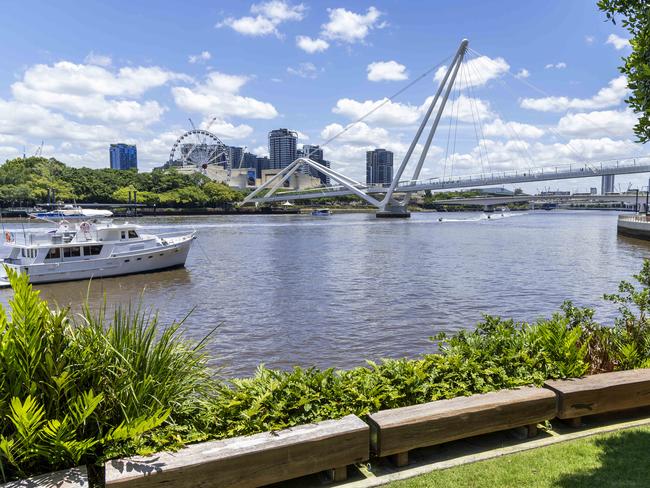 Brisbane River at Queen's Wharf, Brisbane, Monday, November 25, 2024 - Picture: Richard Walker