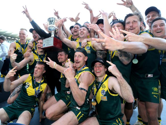 GFNL  Grand Finals. Seniors. South Barwon v Leopold.  Picture: Mike Dugdale