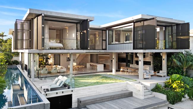 This property at 43 Witta Circle, Noosa Heads, fetched $30m in 2024.