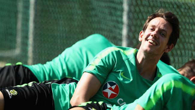 Socceroos striker Robbie Kruse is returning to the A-League