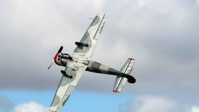 A Yak52, the same model at the one missing off Stradbroke Island. Picture: Alex Coppel.