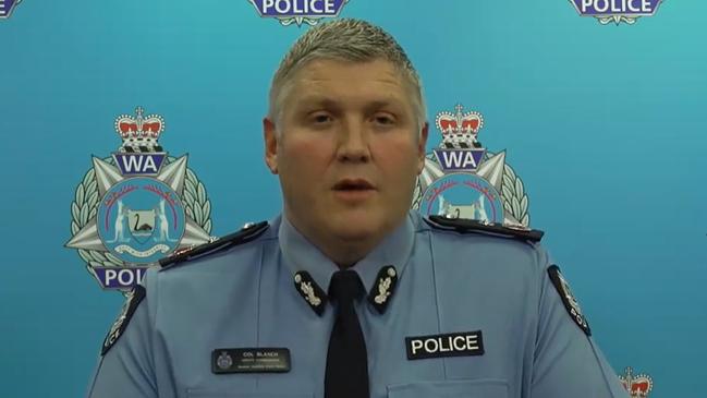 WA Police Commissioner Col Blanch updated the media on Thursday afternoon.