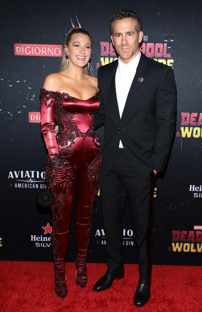 Blake Lively and Ryan Reynolds. Picture: Dimitrios Kambouris/Getty Images