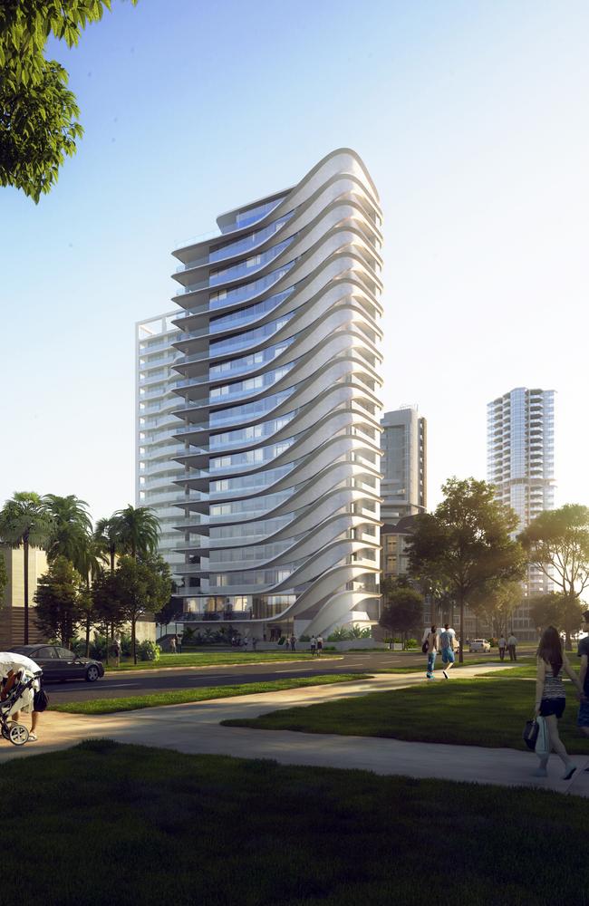 Located on the corner of Australia Ave and Old Burleigh Road, Sand Broadbeach will be a high-end 18-storey tower featuring 15 whole floor apartments.