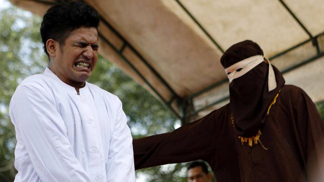 Man publicly caned in Indonesia for having sex outside of marriage