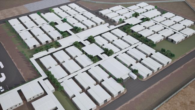 An artist's rendering of what the CopperString site in Hughenden will look like when completed. North Queensland has firmly established itself as a major economic force in Australia, with the value of projects planned through to the end of the decade soaring to $33 billion. Picture: Supplied