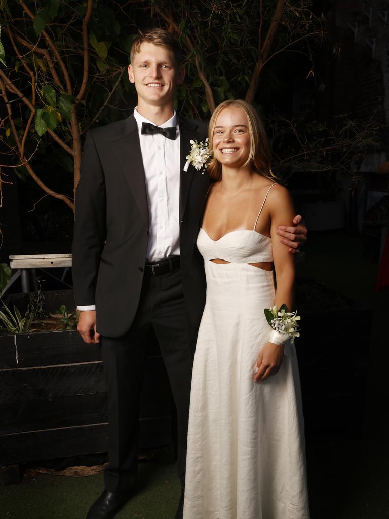 Oscar Pritchard and Prue Clarke. Fahan School leavers dinner 2024. Picture: Nikki Davis-Jones