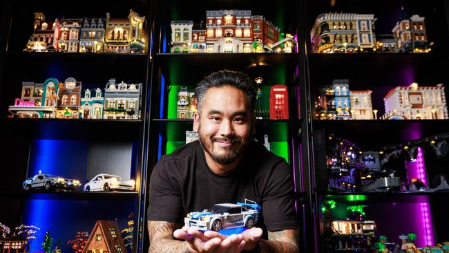 HOLD FOR NEWSWIRE WEEKENDER. EMBARGO 3/11/2024 7PM. MELBOURNE, AUSTRALIA - Newswire Photos October 30, 2024: Kenny Lee is the founder and CEO of Light My Bricks which is a system to light up LEGO models. Picture: NewsWire / Aaron Francis