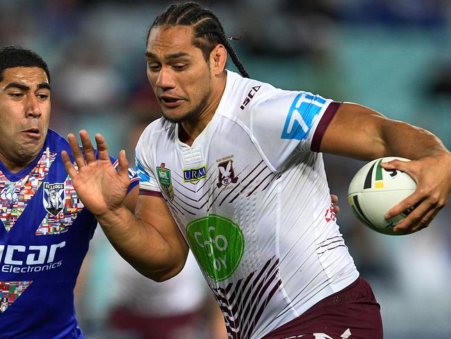 Martin Taupau was strong for the Sea Eagles.