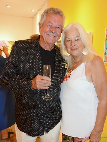 Ken and Judy Done at Ken Done art exhibition opening at Gallery One, Southport. Picture: Regina King