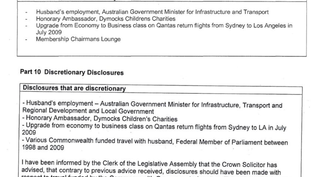 Carmel Tebutt's register of interests. She was NSW deputy premier betweeen 2008 and 2011, and was married to Anthony Albanese until 2019.