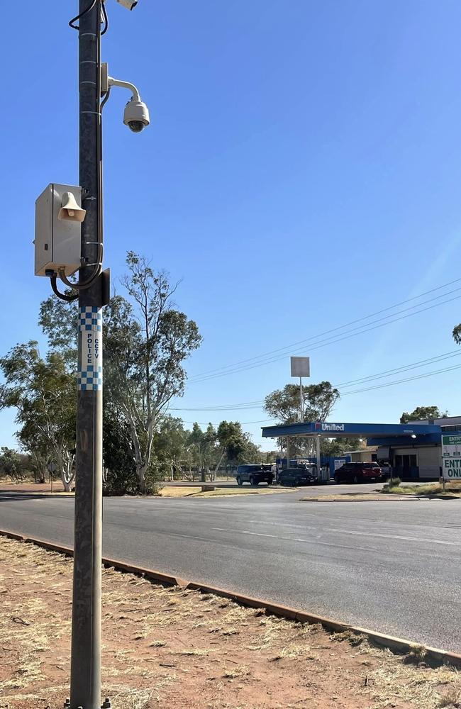 A CCTV camera stationed across the road did not prevent the break-in. Picture: Supplied.