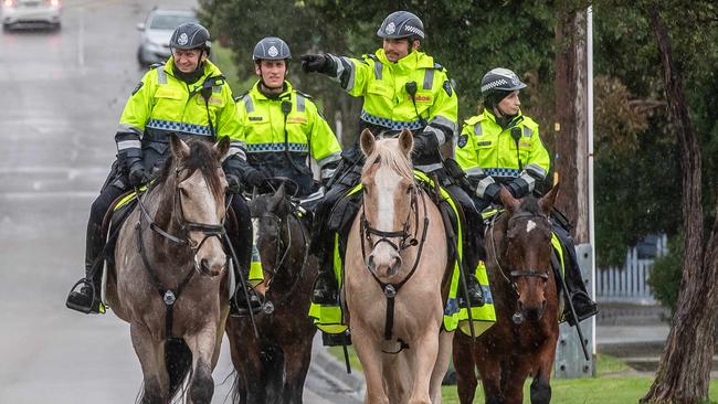 A proposed 10-hour, four-day-a-week working roster would include two hours each shift dedicated to court or victims of crime matters. Picture: Jason Edwards