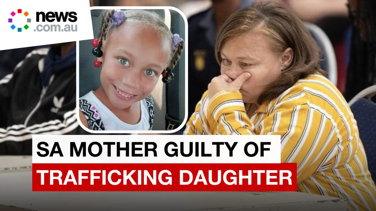 South African mother found guilty of trafficking 6-year-old daughter