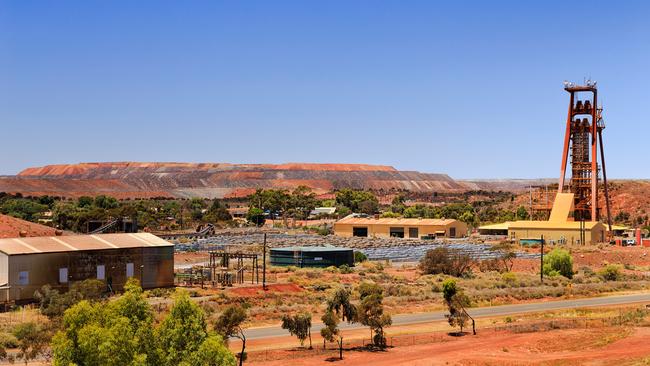 Kalgoorlie is about 600km east of Perth.