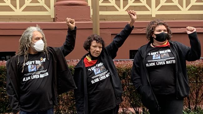 Year 7 students are being taught about Black Lives Matter rallies. Picture: Benedict Brook