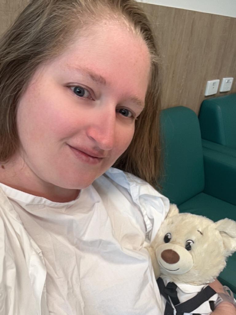 Melissa Veber was diagnosed with stage three breast cancer in October, 2024. Picture: Supplied