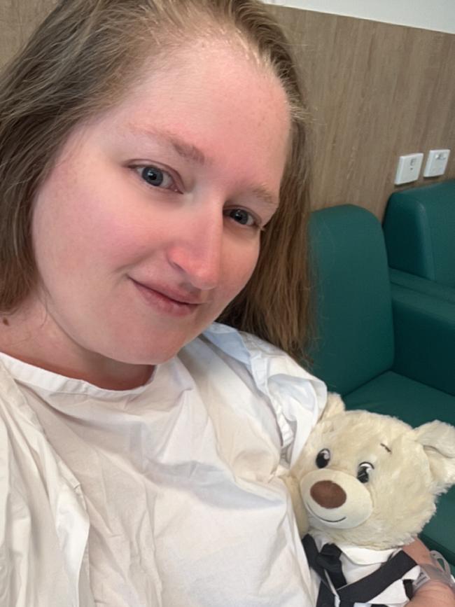 Melissa Veber was diagnosed with stage three breast cancer in October, 2024. Picture: Supplied