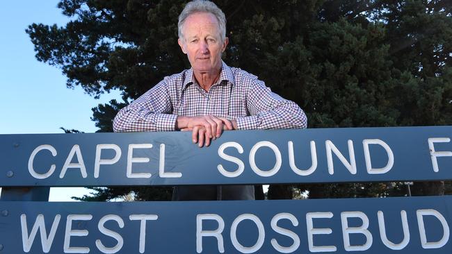 Local resident Terry Wright is leading a campaign to have Rosebud West renamed Capel Sound. Picture: Chris Eastman