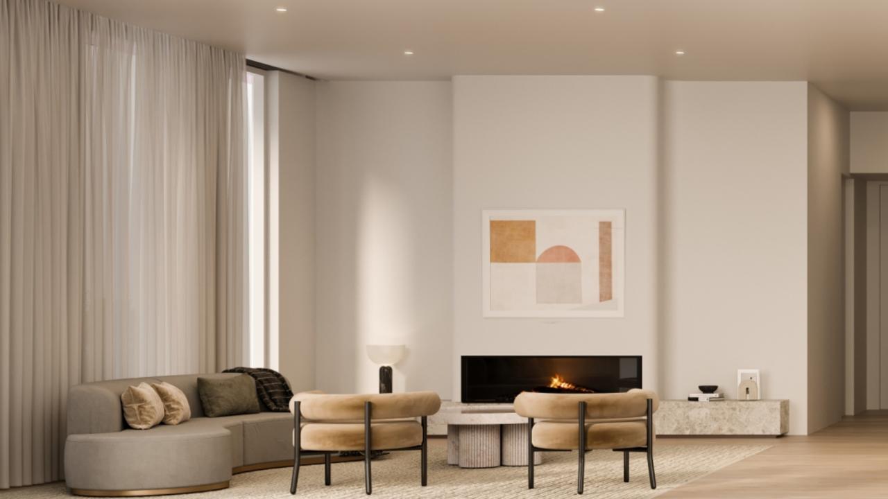Concept image of the penthouse apartment in The Esmond. Picture: SMFA Architects