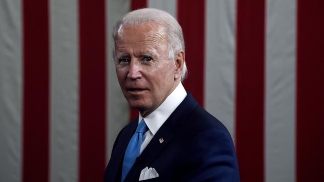 Joe Biden has been much more supportive of Israel than the left of his Democratic Party. Picture: AFP