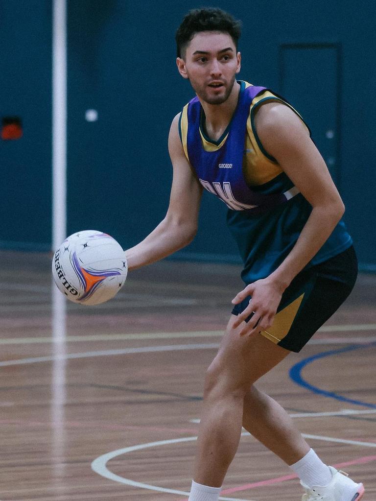 Australian Men's Netball Team player Dravyn Lee-Tauroa.