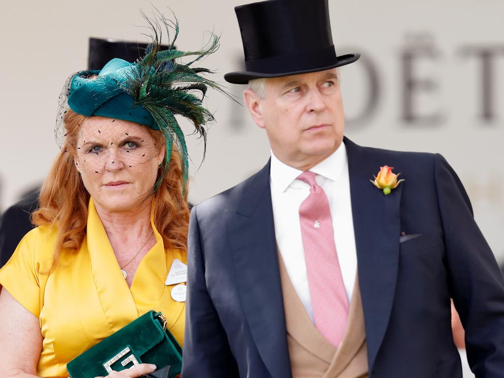 Sarah Ferguson and Prince Andrew at Royal Ascot in 2019. Picture: Max Mumby/Indigo/Getty Images.