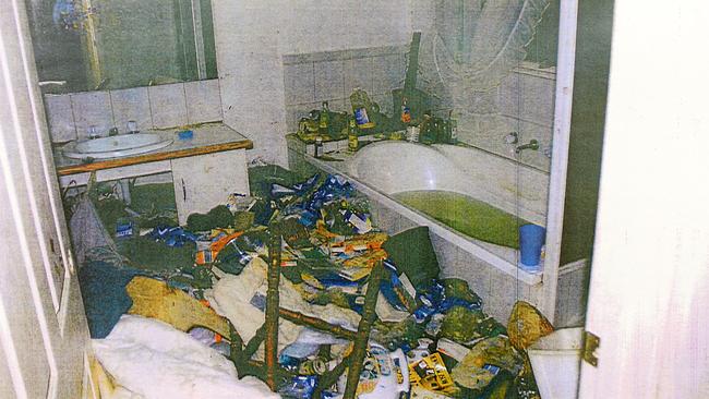 The squalid home where a boy died after slicing his toe on a tin of cat food. Picture: Josie Hayden