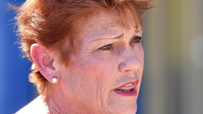 Senator Pauline Hanson — where was she. PICTURE: MATT TAYLOR.