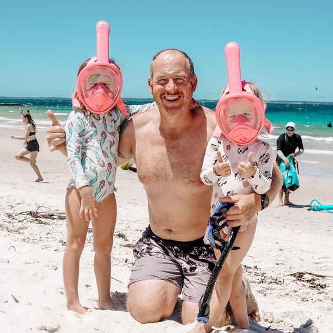 Family fun snorkelling at Collingwood Beach, north of Jervis Bay on the south coast. Picture: Instagram